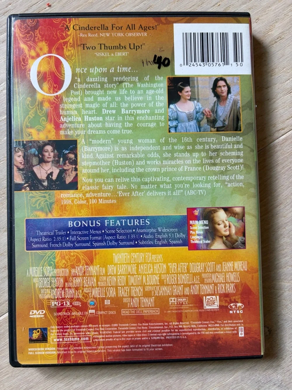 N/A packaging cover movies